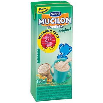 Bebida Láctea Mucilon Prontinho Sabor Original 190ml